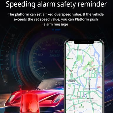 Bilrelé Sanntids GPS-tracker Tyverisikring Alarm Sikkerhet Tyveribeskyttelse