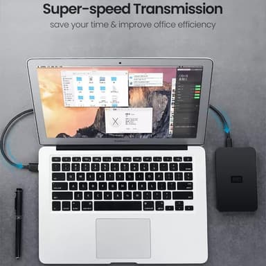 2m USB-A hann til 5Pin mini-USB mannlig dataoverføringslading