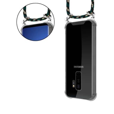 Samsung Galaxy S9 PLUS Deksel med Halskjede (brun)