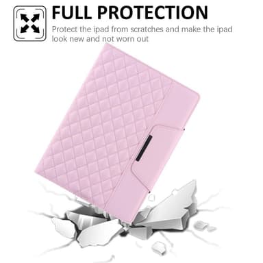 Til iPad 10.2 (2021)/(2020)/(2019) Sammenleggbart deksel - Rosa