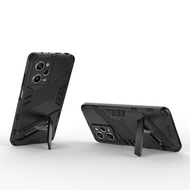 Til Xiaomi Redmi Note 12 Pro 5G Deksel Hard+Mykt TPU-stativ