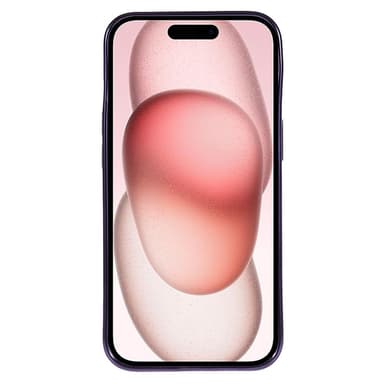 Til iPhone 15 TPU-deksel Elektrobelagt Rynket - Rosa