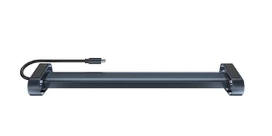 NÖRDIC 1 til 10 USB-C-dokkingstasjon 1xHDMI 4K30Hz 1xUSB-C PD100W 3xUSB-A 5G 1xLAN 10/100 1xAudio 1xTF 1xMicroSD Thunderbolt 3 & 4