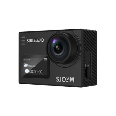 SJCAM SJ6LEGEND 4K 24fps actionkamera, 3-akset stabilisering, vanntett, berøringsskjerm, Wifi tilkoblet.
