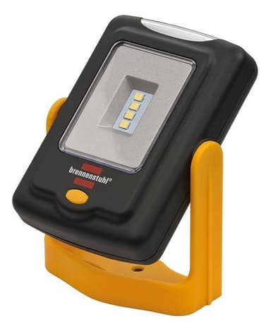 Brennenstuhl 4+3 SMD LED arbeidslys i praktisk lommeformat (360° roterbar, sammenleggbar krok, maks. 24 timers lystid)