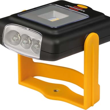 Brennenstuhl 4+3 SMD LED arbeidslys i praktisk lommeformat (360° roterbar, sammenleggbar krok, maks. 24 timers lystid)