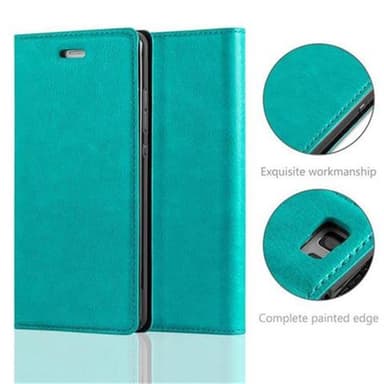 Huawei P8 LITE 2015 lommebokdeksel case (turkis)