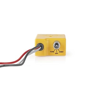 Nedis PC and Multimedia cable tester | Tonegenerator | LED-indikator | Hodetelefontilkobling | Batteri drevet