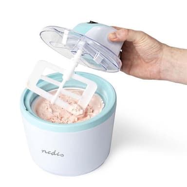 Nedis Iskrem maskin | 1.2 l | Blå / Hvit | Aluminium / Plast