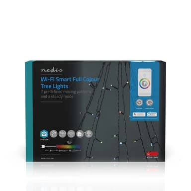 Nedis SmartLife Julelys | Tre | Wi-Fi | RGB | 180 LED's | 10 x 2 m | Android™ / IOS