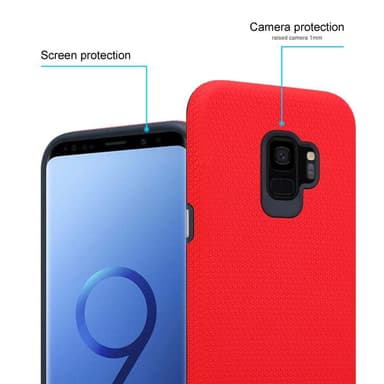 Samsung Galaxy S9 Deksel Case Cover (rød)