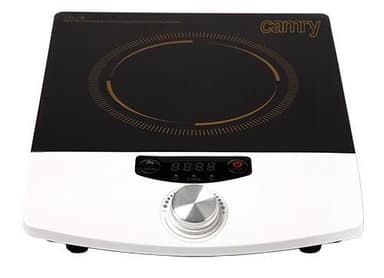 Camry induktionsplatta 1500W - svart/vit