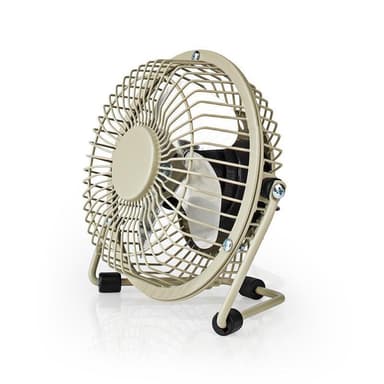Bord-vifte | USB-Strøm | Diameter: 100 mm | 3 W | 1 Hastighet | Grå