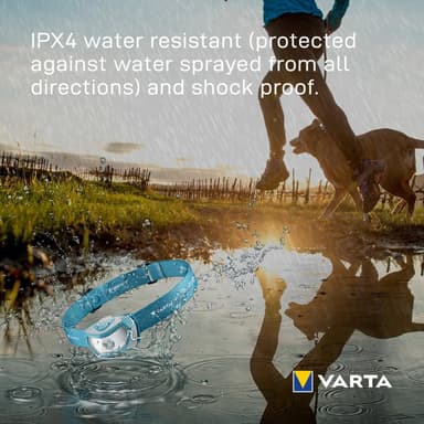 Varta Outdoor Sports H10 Pro Pannlampa 100 lm Blå