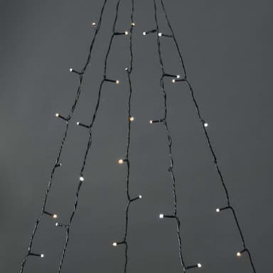 Nedis SmartLife Julelys | Tre | Wi-Fi | Varm til avkjølt hvitt | 200 LED's | 20.0 m | 5 x 4 m | Android™ / IOS