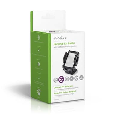 Nedis Smartphone bilmontering | Universal | Minimal skjermstørrelse telefon: 4 "" | Maksimal skjermstørrelse: 6.4 "" | Adjustable Angle