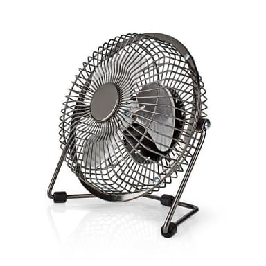 Nedis Bord-vifte | USB-Strøm | Diameter: 150 mm | 3 W | 1 Hastighet | Gun Metal Grå