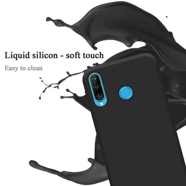 Huawei P30 LITE silikondeksel case (svart)