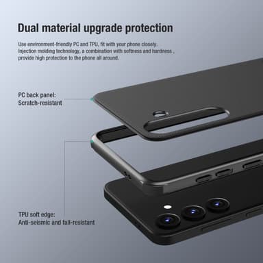 NILLKIN Samsung Galaxy S24+ Frostet Skall Hardt - Svart