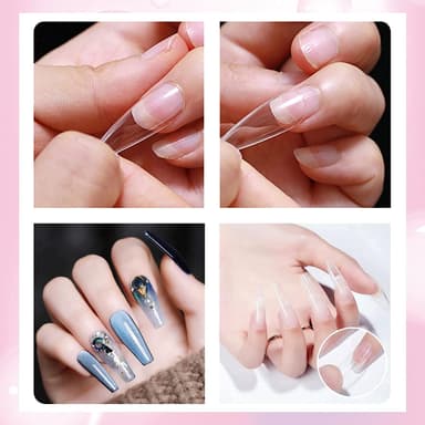 Nail Tips 500 stk Gjennomsiktig
