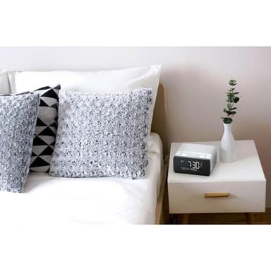 PURE FM/DAB/DAB+/BT/Qi Siesta Charge Klokkeradio Polar