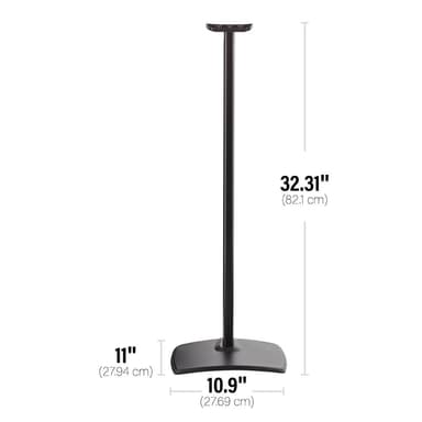 SANUS Gulvstativ for Sonos ERA 300 Single Svart