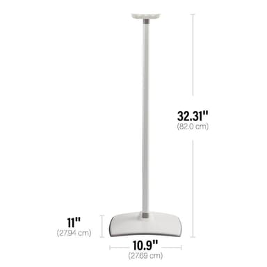 SANUS Gulvstativ for Sonos ERA 300 Single Hvit