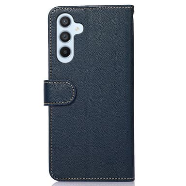 KHAZNEH Lommebok-deksel til Samsung Galaxy A25 - Blå/Brun