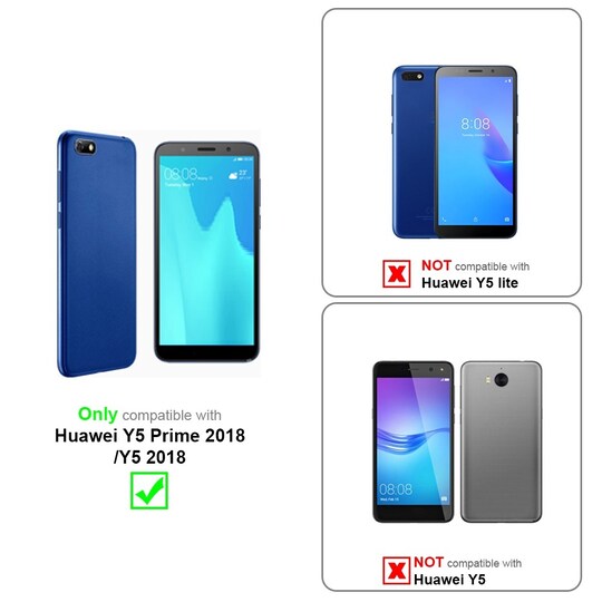 Huawei Y5 PRIME 2018 / Y5 2018 lommebokdeksel Blomster