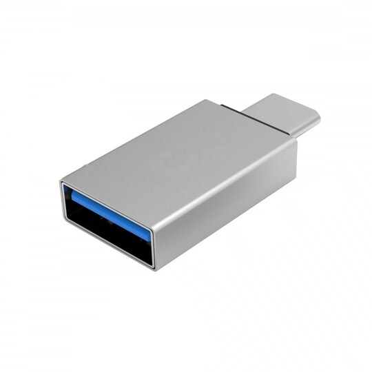 Superrask adapter USB C til USB 3.0 sølv