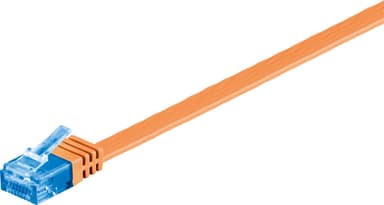 CAT 6A flat-patch kabel U/UTP, oransje
