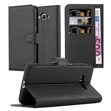 Samsung Galaxy GRAND PRIME lommebokdeksel etui (svart)