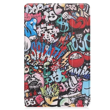 Trifoldbart deksel til Lenovo Tab M9 - Graffiti