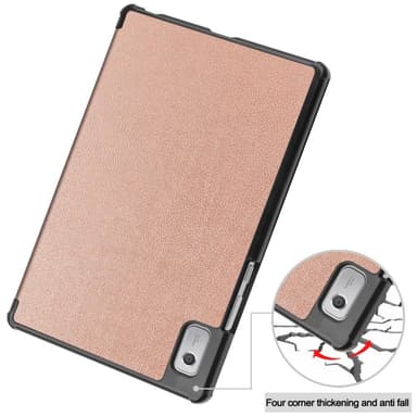 Trifoldbart deksel til Lenovo Tab M9 - RoseGold