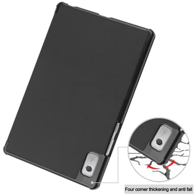 Tri-fold Veske til Lenovo Tab M9 - Svart