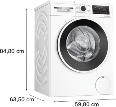Bosch Kombinert vaskemaskin/tørketrommel WNG2540LSN