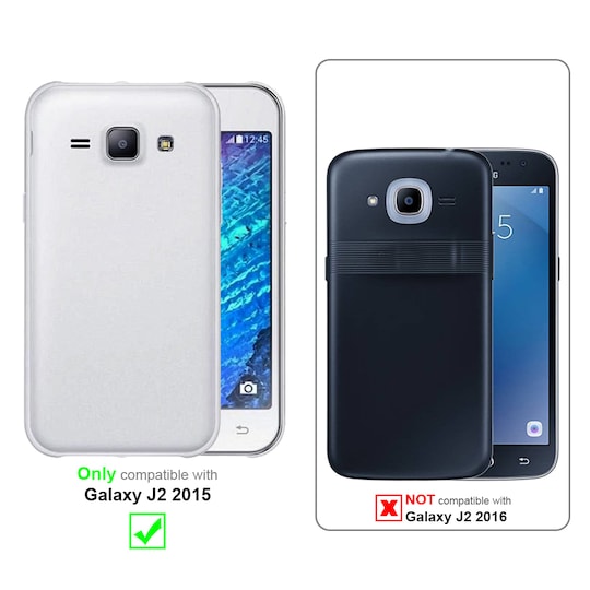 Samsung Galaxy J2 2015 deksel ultra slim (svart)