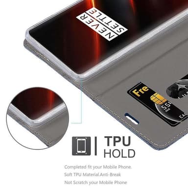 OnePlus 7T PRO lommebokdeksel etui (blå)
