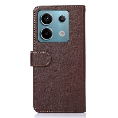 Til Xiaomi Redmi Note 13 Pro 5G Deksel KHAZNEH Brun-Blå