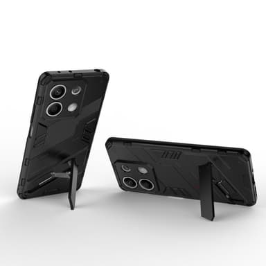 Til Xiaomi Redmi Note 13 Dekseldeksel Bakdeksel med stativ