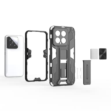 For Xiaomi 14 Dekseldeksel Bakdeksel med stativ