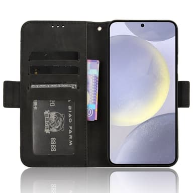 Samsung Galaxy S24 Plus Lommebok-deksel - Svart