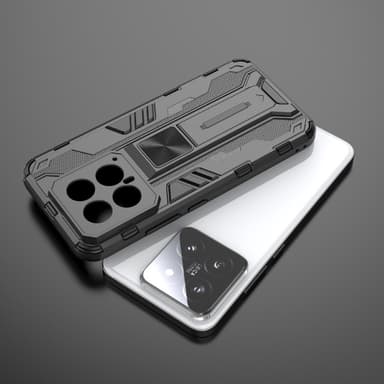 For Xiaomi 14 Dekseldeksel Bakdeksel med stativ