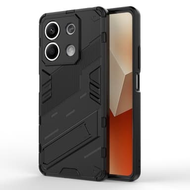 Til Xiaomi Redmi Note 13 Dekseldeksel Bakdeksel med stativ