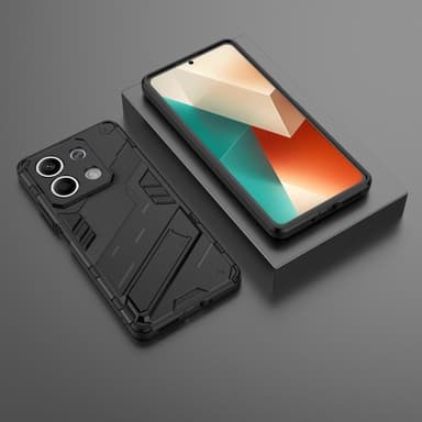 Til Xiaomi Redmi Note 13 Dekseldeksel Bakdeksel med stativ