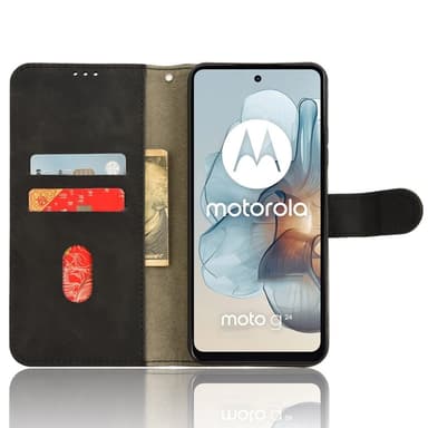 Til Motorola Moto G Play (2024) Deksel Lommebok-deksel