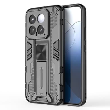 For Xiaomi 14 Dekseldeksel Bakdeksel med stativ
