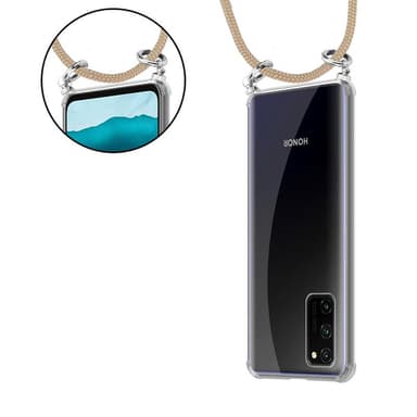 Honor View 30 PRO Deksel med Halskjede (brun)