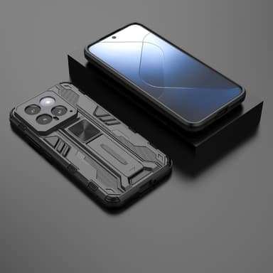 For Xiaomi 14 Dekseldeksel Bakdeksel med stativ