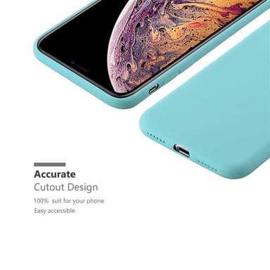 iPhone XS MAX silikondeksel cover (blå)